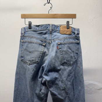 Vintage 1980s Made in USA Levi's 501 Faded Jeans