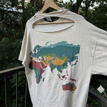 1990s Thrashed Faded Distressed World Biomes Tee