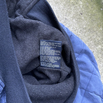 Chaqueta bomber azul marino acolchada de POLO RALPH LAUREN de los años 2000