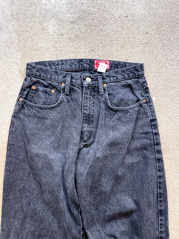 2000s Y2K BAGGY BLACK DENIM SKATER JEANS