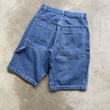 1990S/2000S Y2K EXTREME LIMIT BAGGY DENIM SKATER JEAN SHORTS JORTS