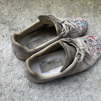 Maison Margiela Replica GAT Beige Paint Splatter