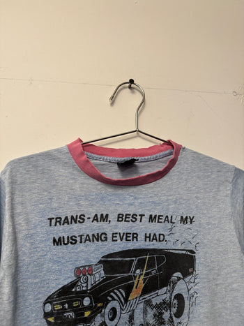 1980s MUSTANG EATS TRANS AM CAR TEE