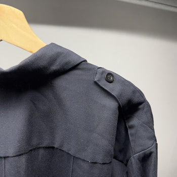 1970s Faded Thrashed Security Uniform Rayon Shirt