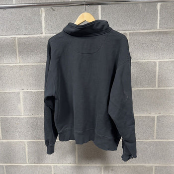 2000s Thrashed Faded Distressed Champion Quarter Zip Sweatshirt