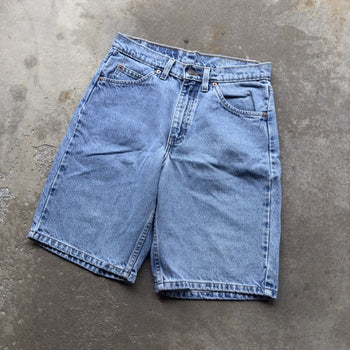 1990s LEVI’S 550 ORANGE TAB BAGGY DENIM SKATER JEAN SHORTS JORTS