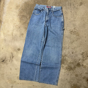 1990s UNIONBAY FADED BAGGY WIDE LEG DENIM SKATER JEANS