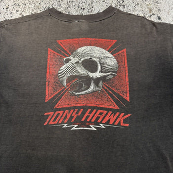 1980S TONY HAWK BIRDHOUSE POWELL PERALTA THRASHED SKATE TEE