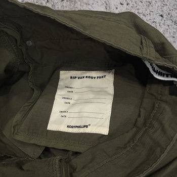 Kody Phillips Rip Van Kody Cargo Pant Green