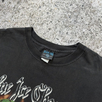 2000s Faded Blue Ice Choppers Biker Tee