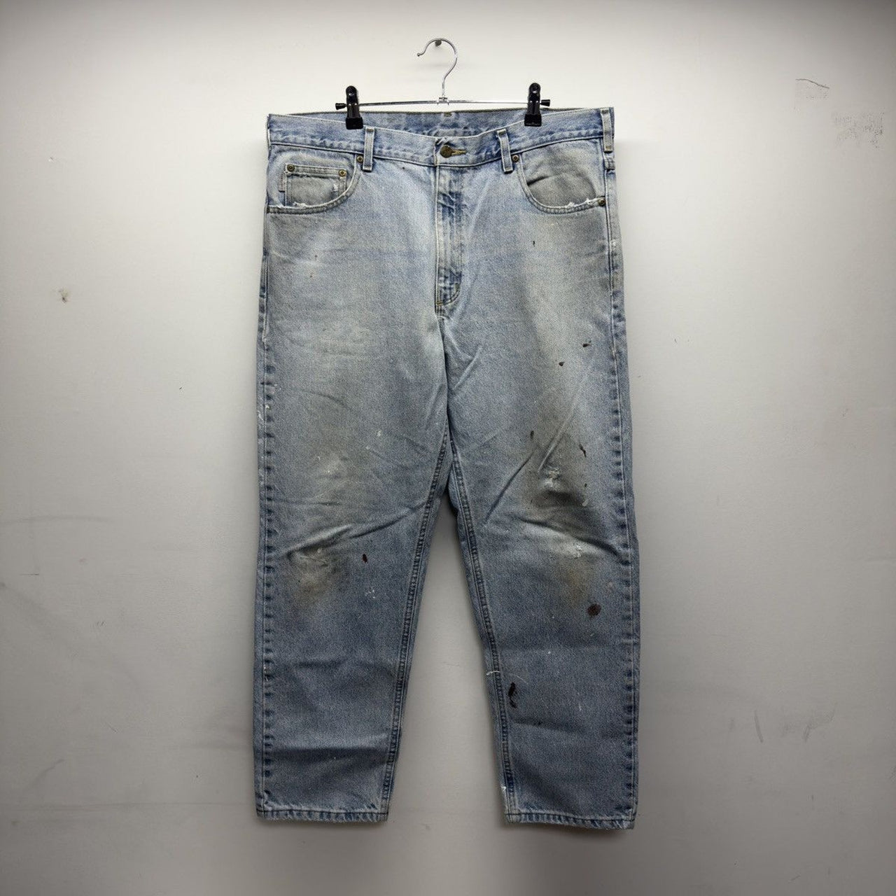 Vintage 2000s Carhartt Faded Distressed Painter Jeans