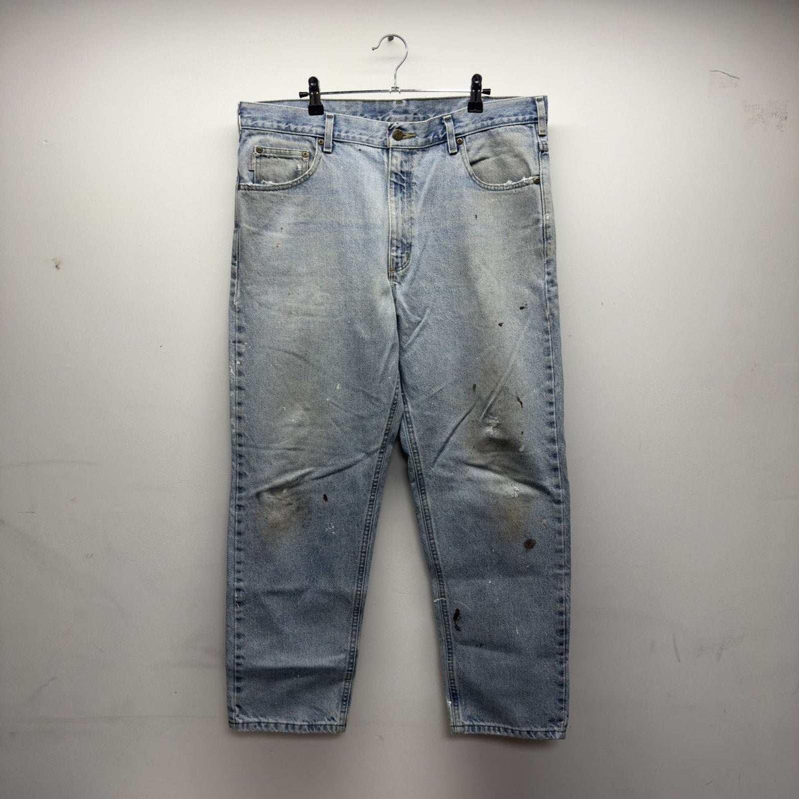 Vintage 2000s Carhartt Faded Distressed Painter Jeans