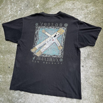 1990s THRASHED FADED VOODOO FIGURE TEE