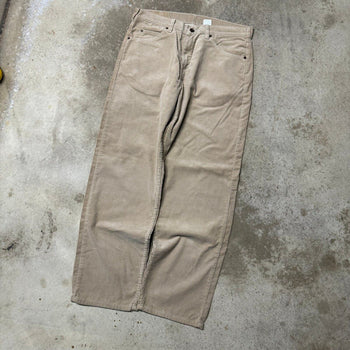 1990s Levi's 565 Baggy Loose Wide Leg Corduroy Pants