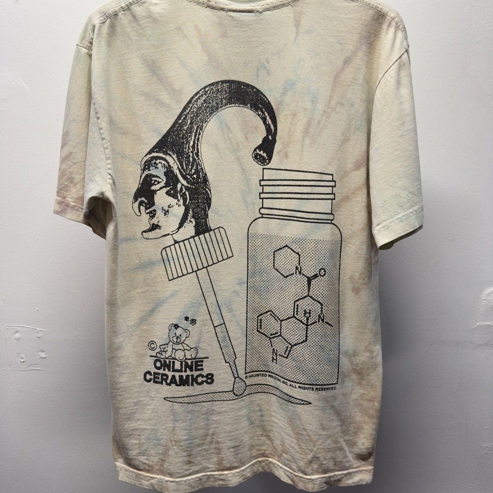 Online Ceramics Follow Your Local Fool Haunted Wagon Tee