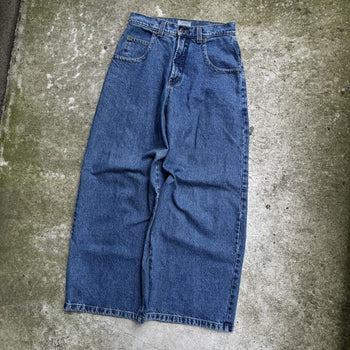 1990s Y2K MENACE BAGGY WIDE LEG DENIM SKATER JEANS