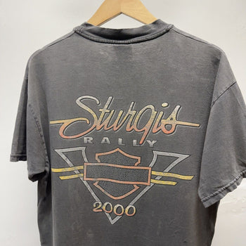 Vintage 2000s Harley Davidson Faded Distressed Tee
