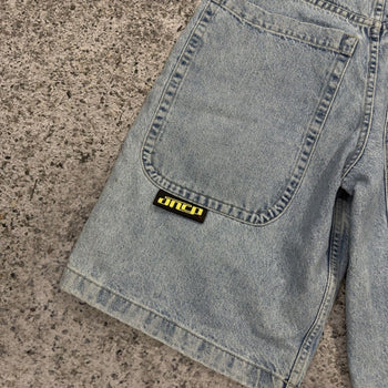 1990s Jnco Stinger Baggy Wide Skater Denim Jean Shorts