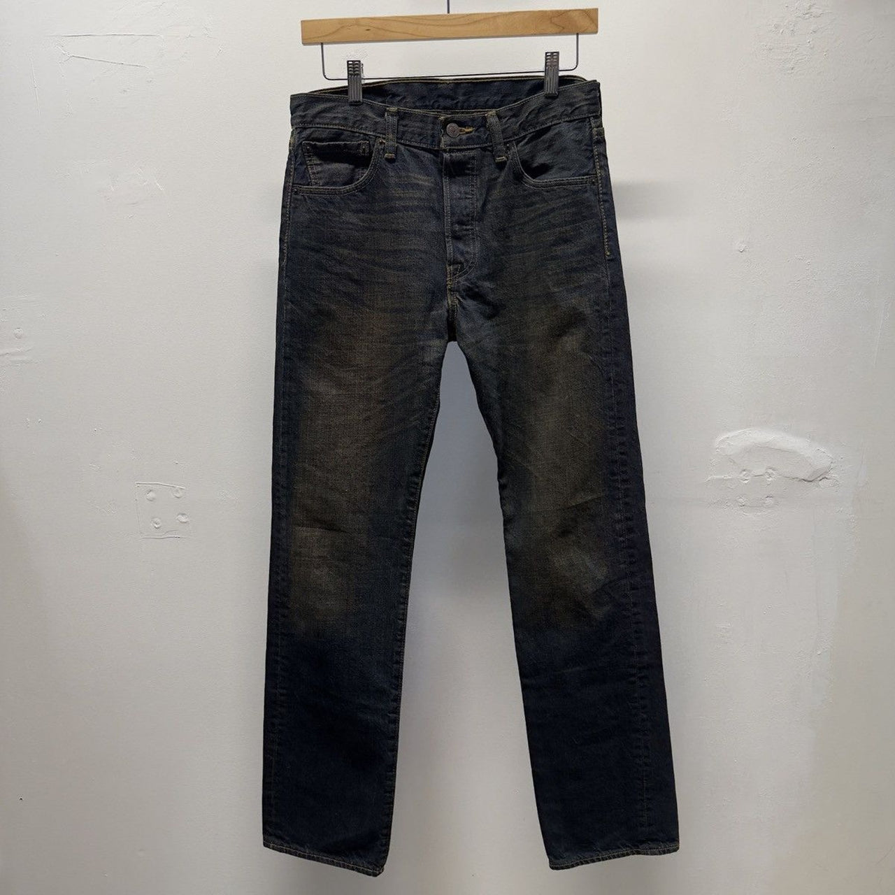 Vintage 2000s Levi’s 501 Faded Smoky Indigo Wash Jeans