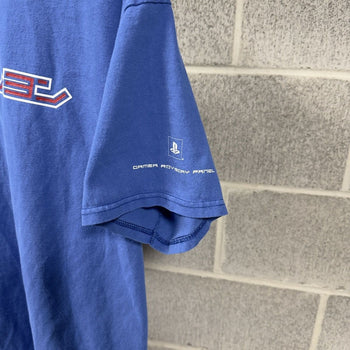 2000s Faded Blue Playstation Japan Tee