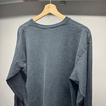 2000s Faded Blank Black Longsleeve Tee