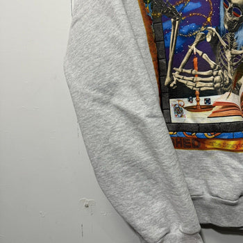 ONLINE CERAMICS STORYTELLER REAPER SKULL CREWNECK GREY