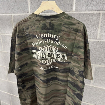 2000s Harley Davidson Camo Tee