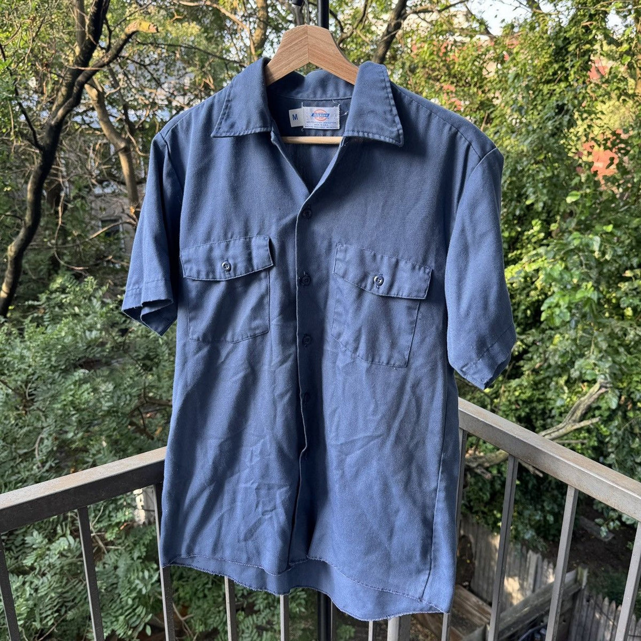 1990s Dickies Garage Mechanic Work Shirt