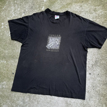 1990s THRASHED FADED VOODOO FIGURE TEE