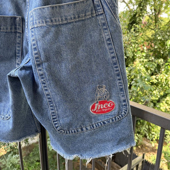 1990s Jnco Big Rig Denim Jean Shorts