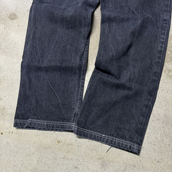 2000S DEF JAM BAGGY WIDE LEG BLACK DENIM SKATER JEANS