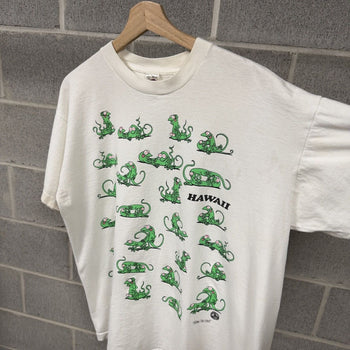 1990s Faded Thrashed Lizard Sex Shirt ERD Grunge Pornstar