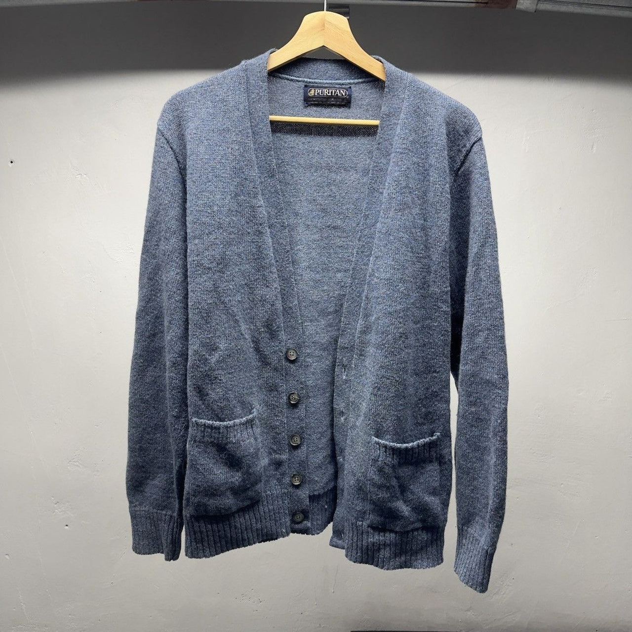 1990s Wool Acrylic Cardigan Sweater