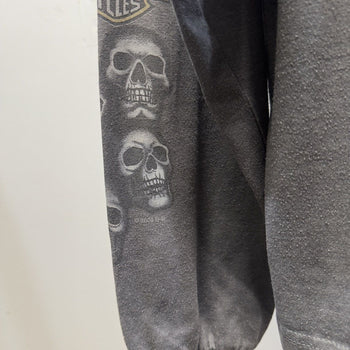 Vintage 2000s Harley Davidson Faded Skull Longsleeve Tee