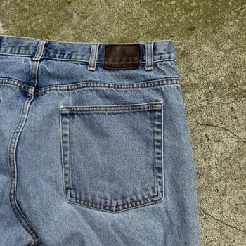 2000s CALVIN KLEIN BAGGY LIGHT WASH FADED SKATER JEANS