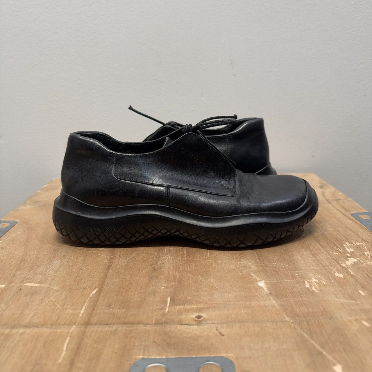 Prada AW99 Archive Leather Low Boots