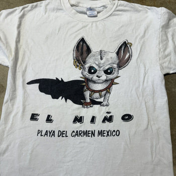 2000s FADED EL NINO PUNK CHIHUAHUA DOG TEE