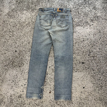 Vaqueros Levi's 505 Thrashed Faded de la década de 1980