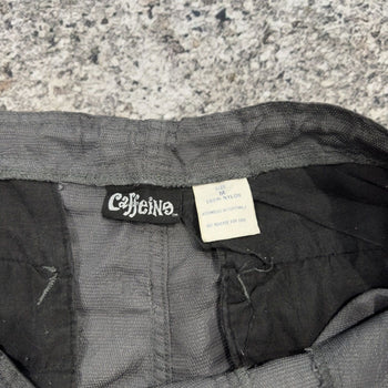 Pantalones anchos de nailon holgados con efecto cafeína de los años 90