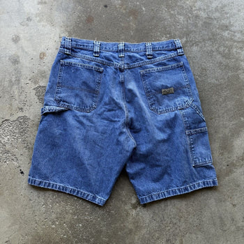 2000s WRANGLER FADED BAGGY DENIM JEAN SHORTS JORTS