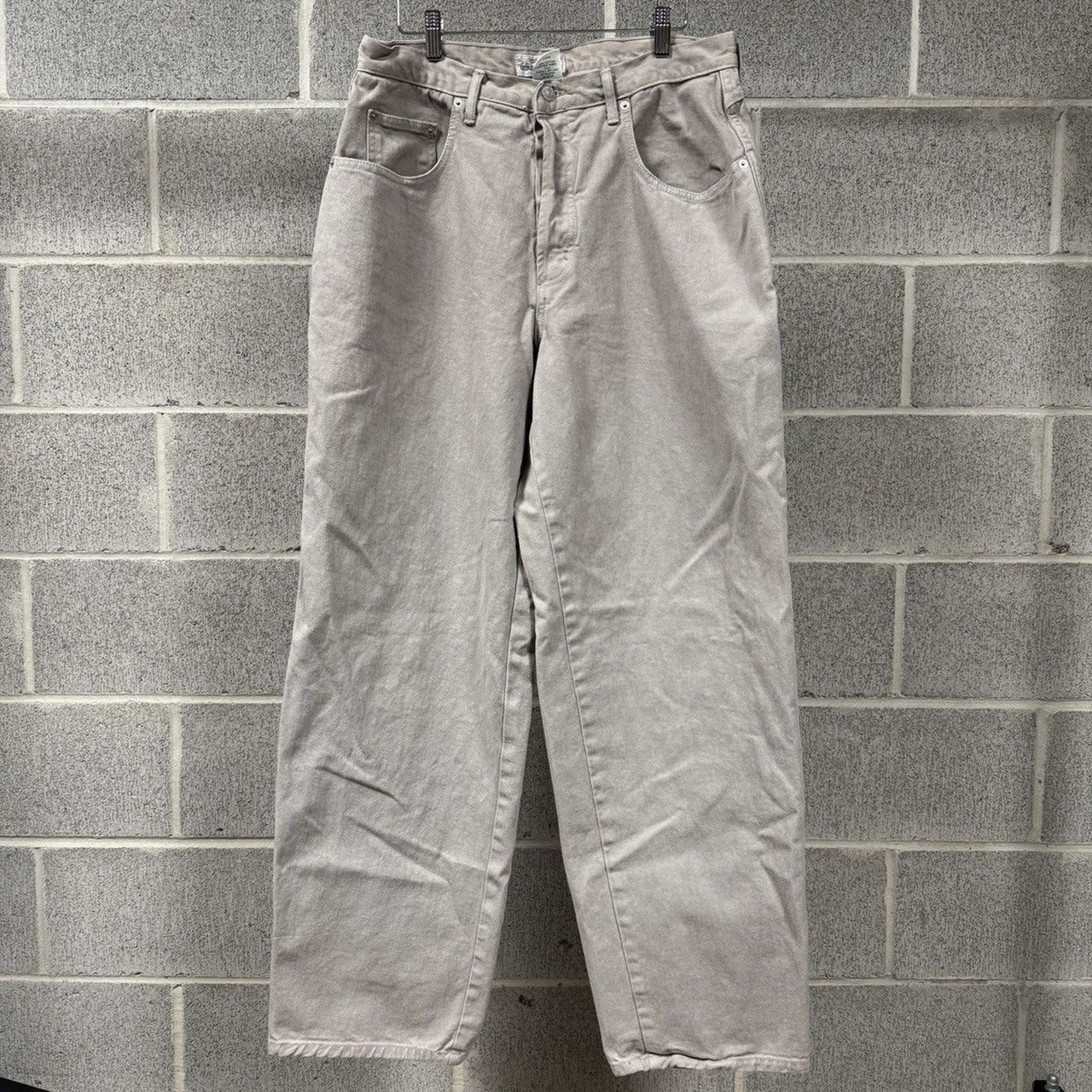 1990s Guess Baggy Wide Leg Grey Jeans