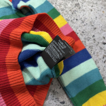 Saint Laurent Paris Hedi Slimane AW15 Rainbow Stripe Sweater
