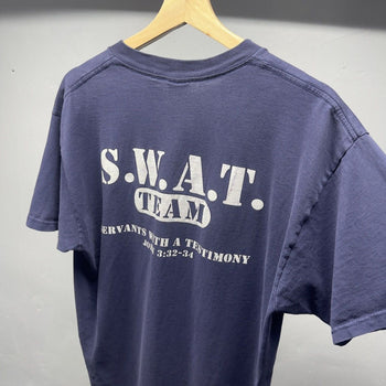1990s Faded SWAT Team Jesus Tee