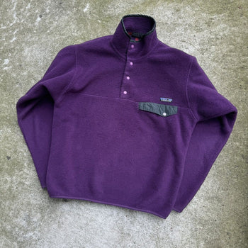 1990s/2000s PATAGONIA SYNCHILLA SNAP FLEECE PURPLE