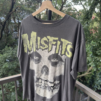 1990s Misfits Crimson Skull Thrashed Band Tee