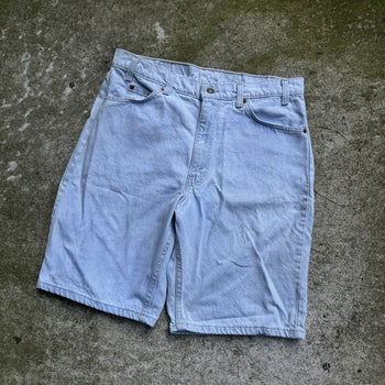 VINTAGE 90s LEVI'S 550 ORANGE TAB DENIM JEAN SHORTS JORTS