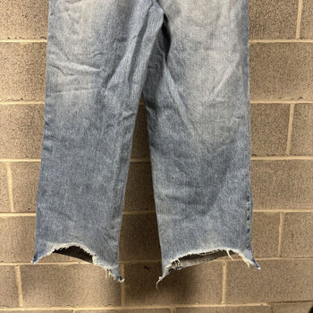 2000s Y2K Bullhead Baggy Wide Leg Thrashed Distressed Jeans
