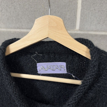 1990s Distressed Rainbow Wool Striped Knit Sweater