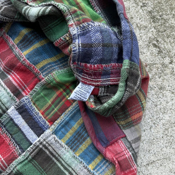 Camisa de franela con parche de cuadros de Polo Ralph Lauren de los años 2000