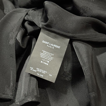 Saint Laurent Paris FW15 Hedi Slimane Silk Guitar Shirt